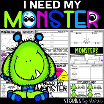 Preview of I Need My Monster Printable and Digital Activities