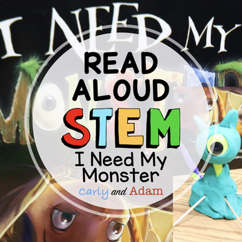 Preview of I Need My Monster Halloween READ ALOUD STEM™ Activity