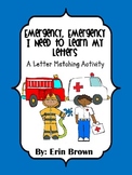 I Need to Learn My Letters-Community Helpers Themed Letter Match