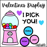 I Pick You! (Gumball) Valentines Editable Display