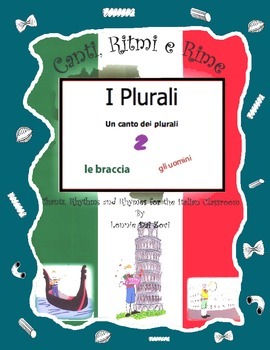 Preview of Teach Italian  Plurals (I Plurali) with This Rap-like Chant and MP3