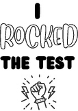 I "ROCKED" the test Coloring Sheet
