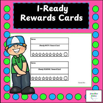 Preview of I Ready Student Reward Cards