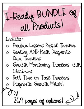 Preview of I-Ready ULTIMATE Bundle! {Includes ALL iReady items available in my store!}