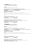 I-Ready math goal sheet