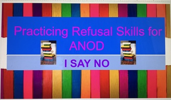 Preview of I SAY NO Refusal Skills for ANOD