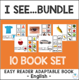 I SEE.. Adapted Interactive Book| Easy Reader Special Educ