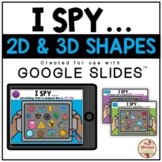I SPY... (2D & 3D Shapes) - DIGITAL {Google Slides™/Classroom™}