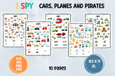 I SPY - Cars and Planes / Find and Count