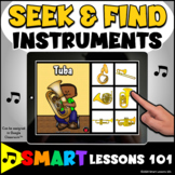 I SPY INSTRUMENTS Boom Cards™ Musical Instrument Game Goog