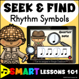 I SPY RHYTHM SYMBOL BOOM CARDS™ Set 1 Music Rhythm Symbol 