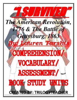 Preview of I SURVIVED The American Revolution, 1776 & The Battle of Gettysburg, 1863 BUNDLE