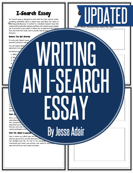 Preview of English: Writing An I-Search Essay