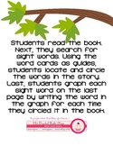 I See A Woodland emergent reader and sight word practice