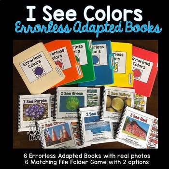 I See Colors Adapted Book Pack by Multiply Magnificent Learners