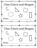 I See Colors and Shapes Emergent Reader