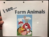 I See Farm Animals (Interactive Adapted Book)