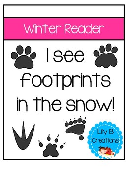Preview of I See Footprints In The Snow - Winter Reader