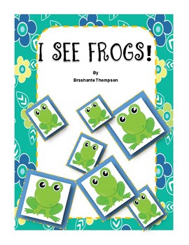 Preview of I See Frogs! Emergent Reader
