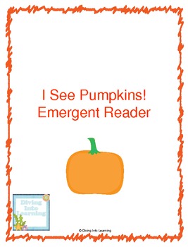 Preview of I See Pumpkins! Printable Book