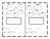 I See Pumpkins! Tens Frames- Color Fall Pumpkin Book