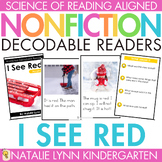 I See Red Differentiated Nonfiction Decodable Readers Wint
