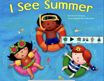 Preview of I See Summer Adapted Book