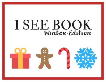 Preview of I See Winter Edition | Sentence Building, Counting, Identifying Activity