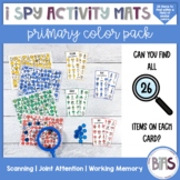 I Spy Activity Sheets | Seek and Find Primary Colors | Col