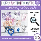 I Spy Activity Sheets | Seek and Find Secondary Colors | C