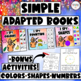 I Spy Adapted Books BUNDLE - Non-identical matching shapes