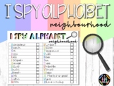 I Spy Alphabet - Neighbourhood Scavenger Hunt