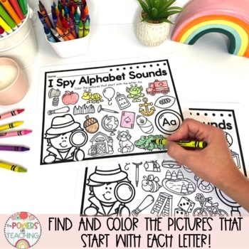 I Spy Alphabet Sounds | Beginning Sounds by The Powers of Teaching