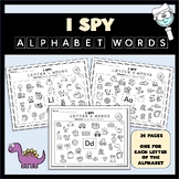 I Spy Alphabet Word Set Coloring and Letter Sound Recognit