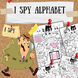 I Spy Alphabet Worksheets—Activity—Preschool