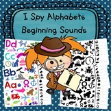 I Spy Alphabets-Beginning Sounds-Color & Blk/White
