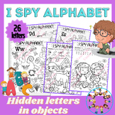 I Spy Alphabets worksheets / Alphabets Hidden Letter Pictu