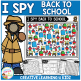 I Spy Back to School Counting, Coloring, Tally and Graphin