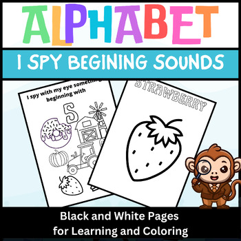 Preview of I Spy Begining Sound, Learning Alphabet