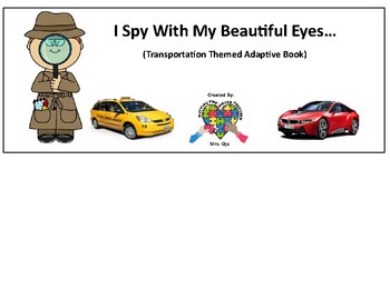 Preview of I Spy Book (Transportation Themed)