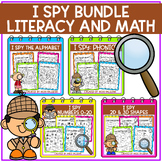 I Spy Bundle of Literacy and Math with Digital Resources |