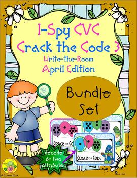 Preview of I-Spy CVC Crack the Code Bundle (April Edition) Set 3