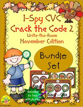 Preview of I-Spy CVC Crack the Code Bundle (November Edition) Set 2
