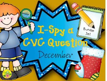 Preview of I-Spy CVC Question Building Bundle (December Edition)