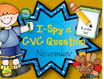 Preview of I-Spy CVC Question Building Bundle (November Edition)