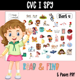 I Spy CVC Words / Worksheets