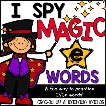 Preview of Magic E - I Spy CVCe Words!