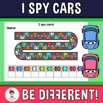 Preview of I Spy Cars Clipart Transportation
