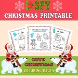 I Spy Christmas Printable - Christmas Coloring Pages Easy