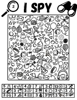 I Spy Coloring Worksheets by The Soulful heARTist | TPT